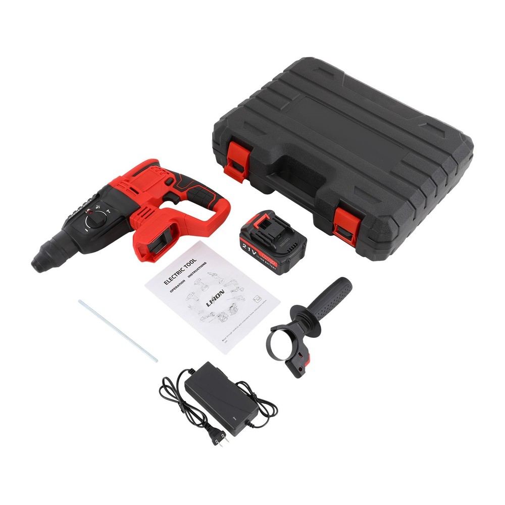 Hammer Drill Battery-powered Hammer Drill With 4 Modes Modern Hammer Drill