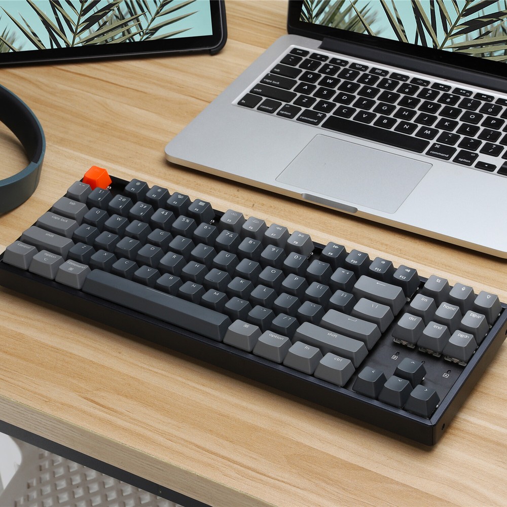 Keychron K8 Wireless Bluetooth Mechanical Keyboard White Backlight 87 Keys