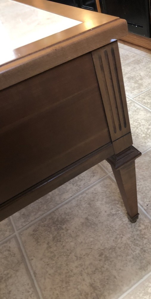 MERSMAN Mid Century Modern Drawer End Table Side Accent Maple Nightstand 26”
