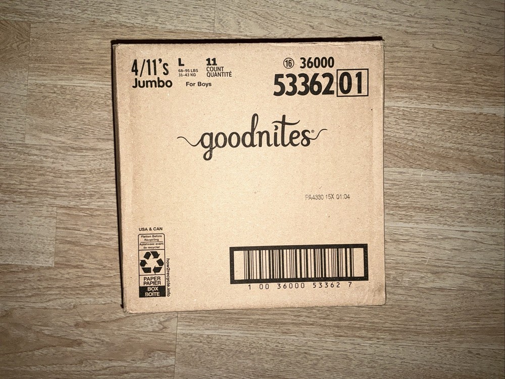Goodnites Size L Count 44
