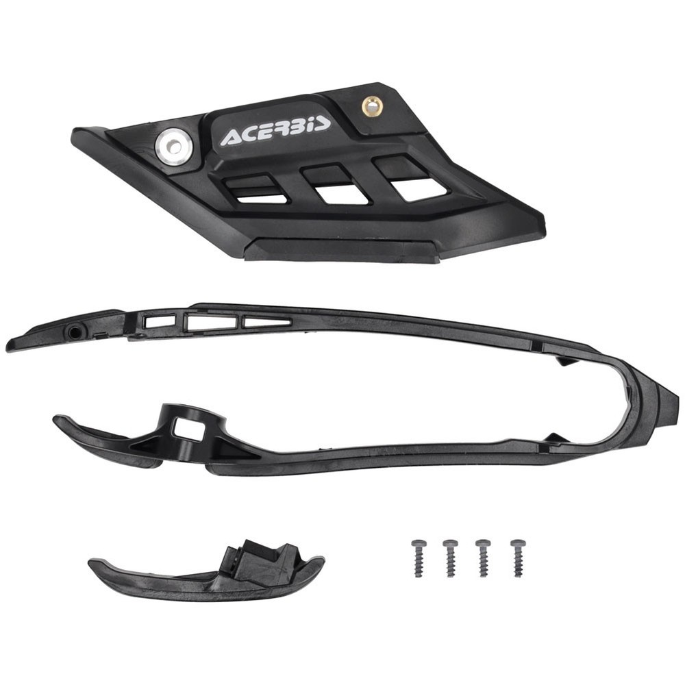 Acerbis 2986720001 Chain Guide and Slider Kit Black