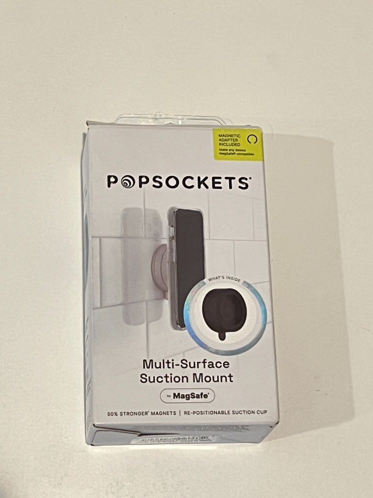 PopSockets Magsafe Magnetic Multi-Surface Suction Mount - Black