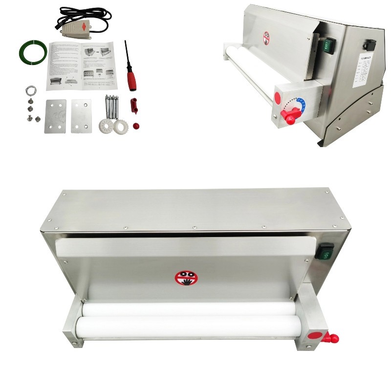 Full-automatic Pizza Dough Press Cake Press Pizza Forming Machine 3"-15" 110V