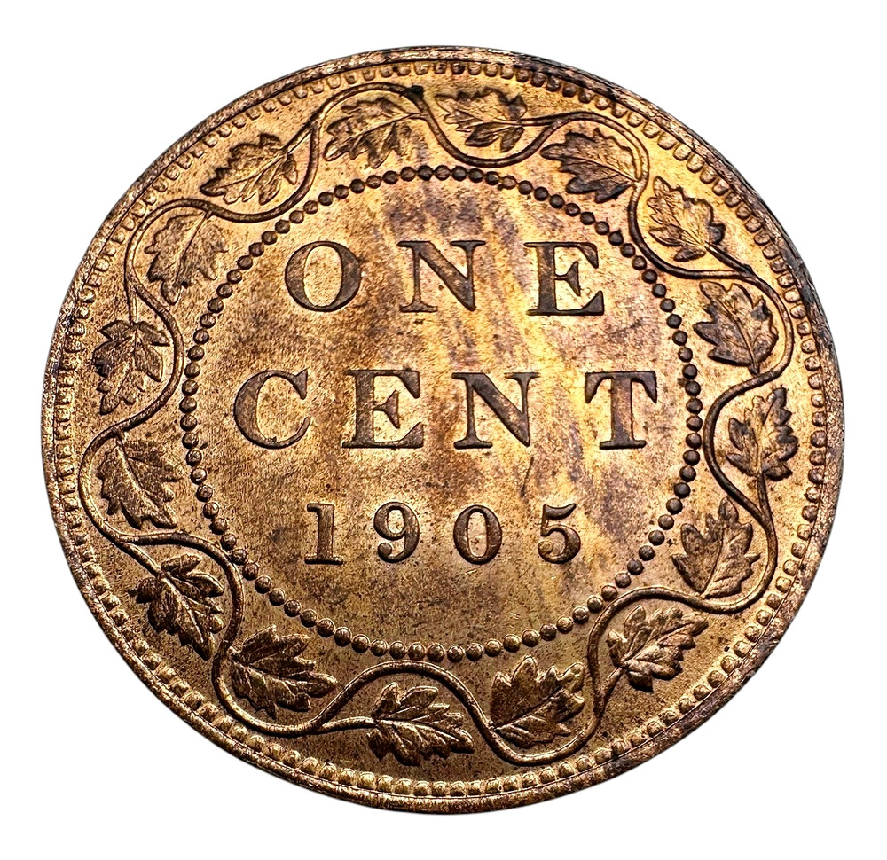 1905 Canada Large Cent Edward VII BU Copper Penny
