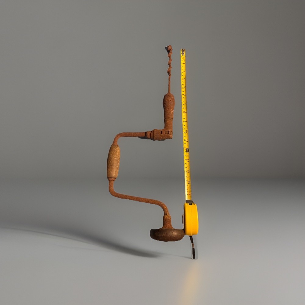 Vintage Manual Hand Crank Drill