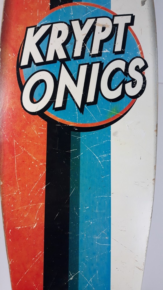 38” Original Longboard Complete Skateboard Kryptonics Kaiula Pintail Rare