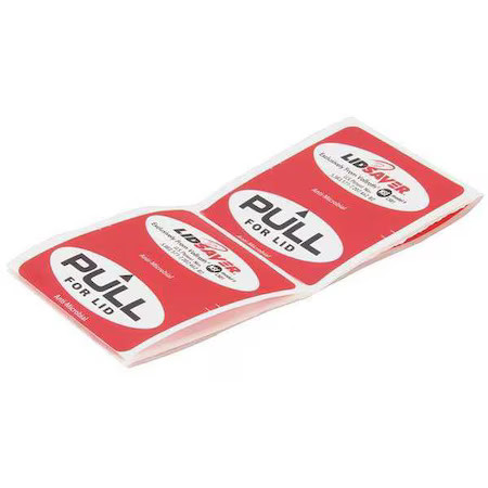 Vollrath Lbl618 Std Anti-Microbial Label,Sheet Of 10