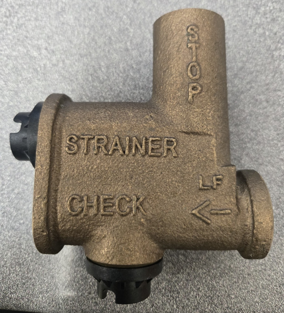 BRADLEY S60-003 STOP STRAINER & CHECK VALVE *NEW NEVER USED*
