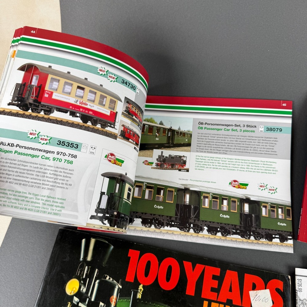 LGB Lehmann Model Trains Assorted Catalogs / Leaflets 1981, 2000, 2004, 2005