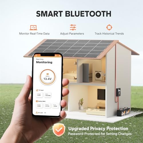 MPPT Solar Charge Controller (Bluetooth) - Solar Panel 48V100A MPPT Bluetooth