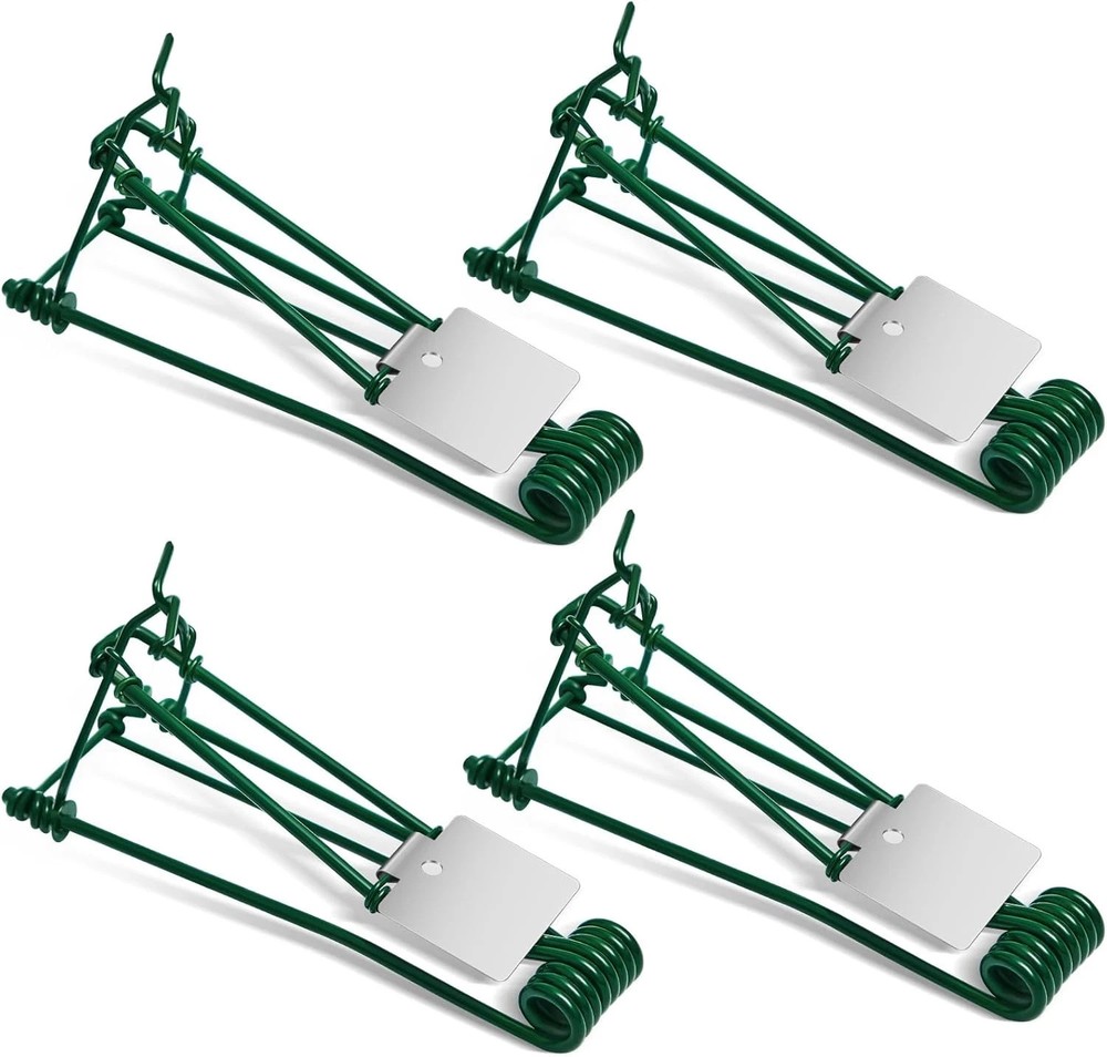4 Pcs Outdoor Gopher Trap Easy Set Mole Trap Weather Resistant Gopher Killer Vol