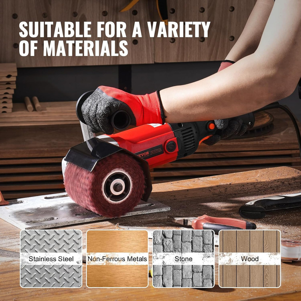 Burnishing Polishing Machine, 1200W 6 Variable Speed Surface Conditioning Tool,