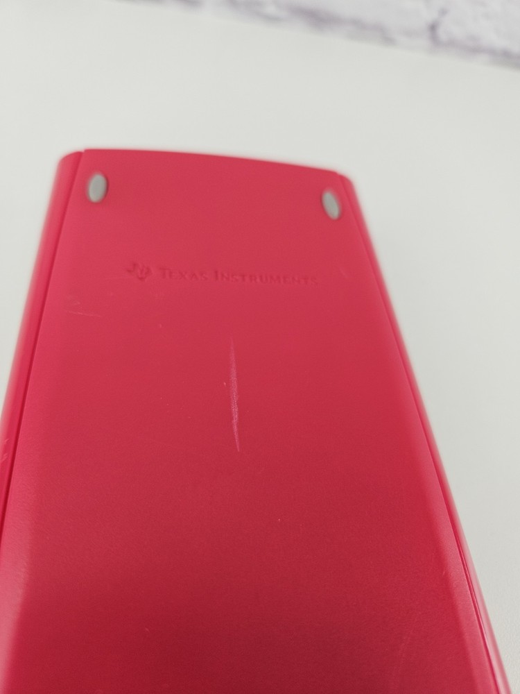 Texas Instruments TI 84 Plus Silver Edition Graphing Calculator Pink WORKING