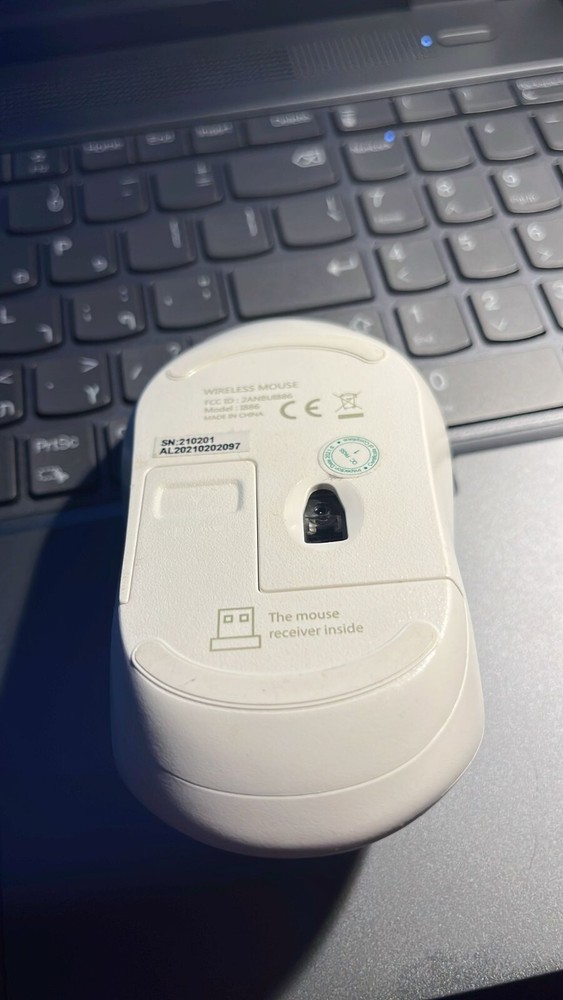 Wireless white mouse
