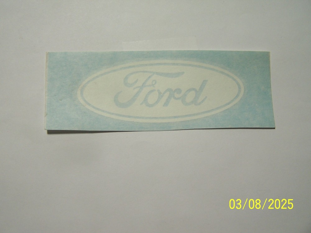 Ford Oval Scripted High Quality Decals Sizes 4 1/4" To 12" Wide