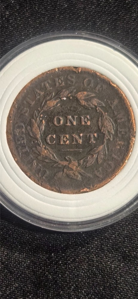 1823-P Coronet Head Large Cent Fine Condition