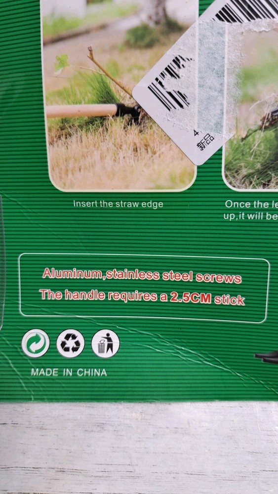 Weed Puller Tool 4 Claw Stand Up Weeder Head For 2.5cm Stick