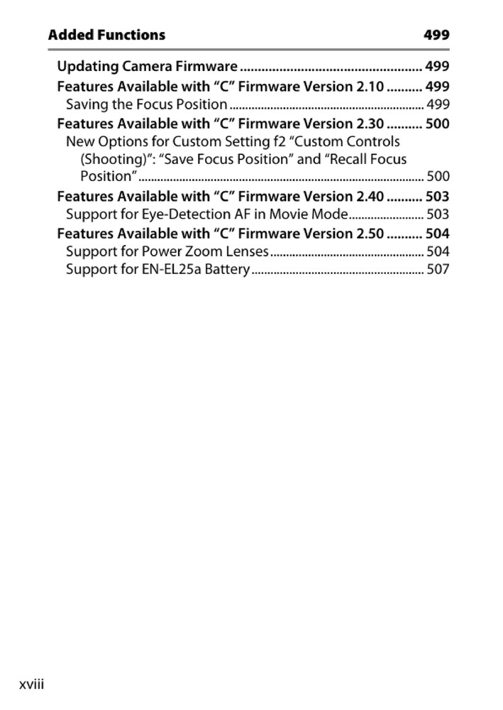 Nikon Z50 — User Reference Manual Guide — 1/2 Size, 5.5" x 8.5" Small Compact