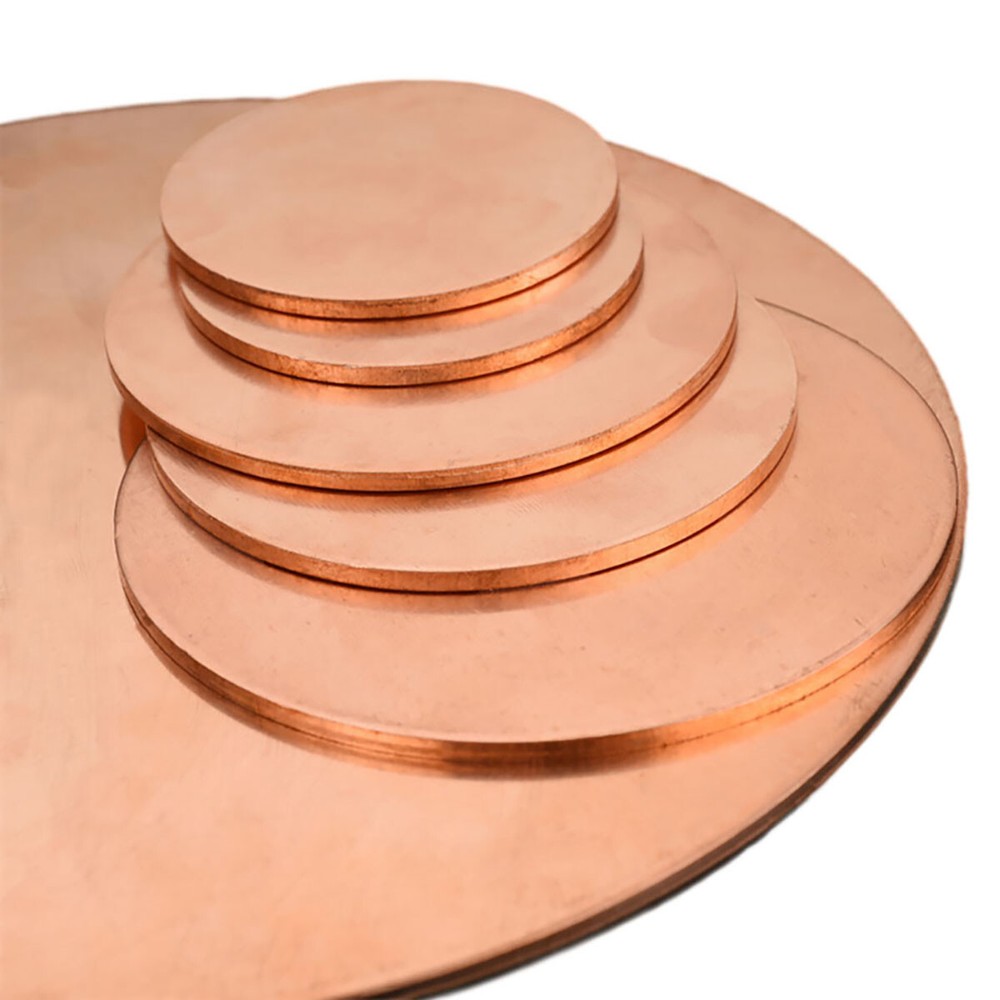 Copper Discs Round 0.3mm - 6mm Copper Metal Discs Round Empty Copper Discs