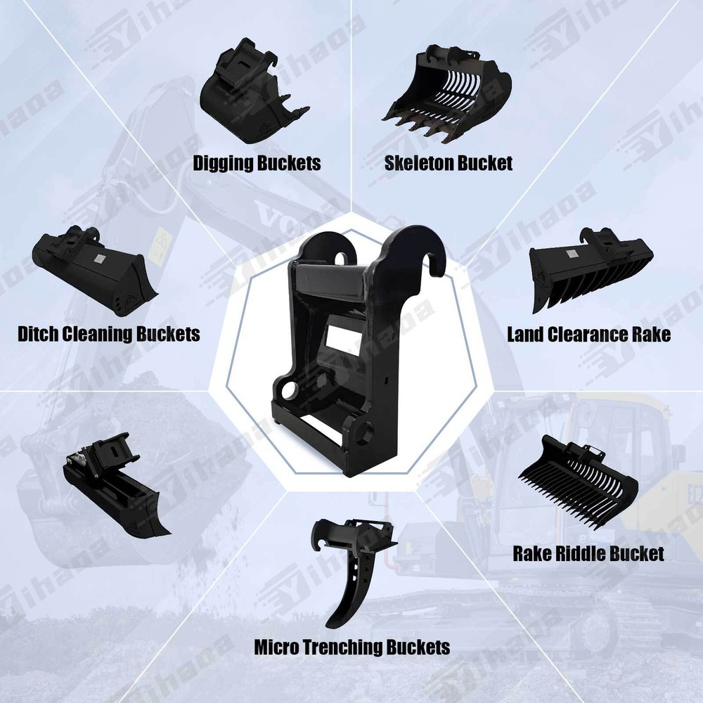 Bobcat X-Change E Coupler Bracket, Quick Attach，excavator Bucket Attachment