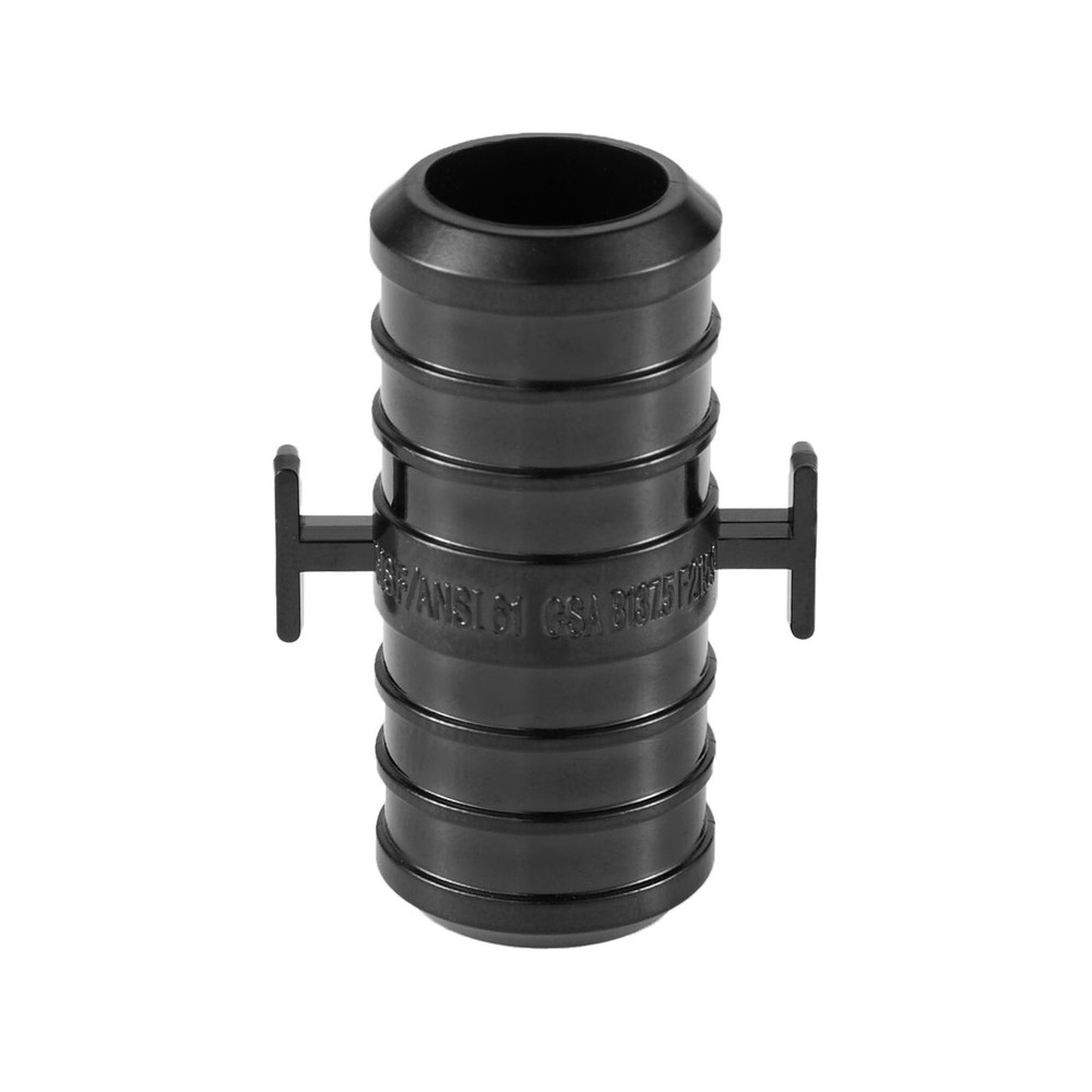 25 PCS Poly Crimp Pex Fitting 1/2" X 1/2" Straight Coupling With Position Tab