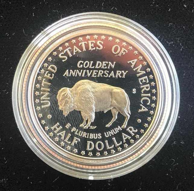 1991 MOUNT RUSHMORE PROOF CLAD HALF DOLLAR ~ U.S. MINT ORIGINAL BOX & COA