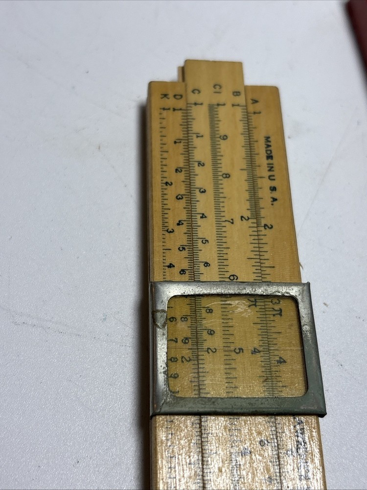 Vintage Lawrence Engineering Service Slide Rule 8-B