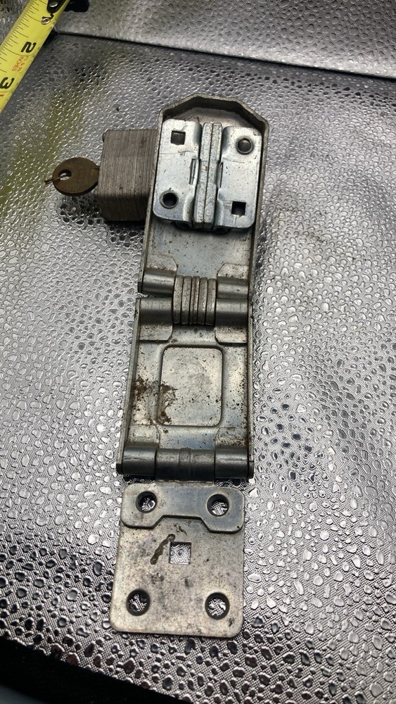 ABUS 110 Concealed Hinge Pin Hasp Germany - comes with lock