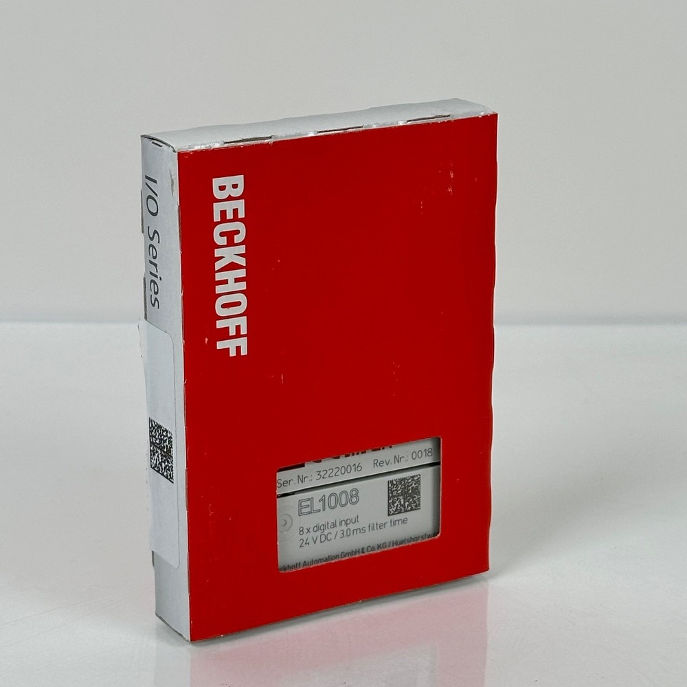 (NEW) BECKHOFF EL1008 MODULE EtherCAT Terminal EL1008 In Box (USA Seller)