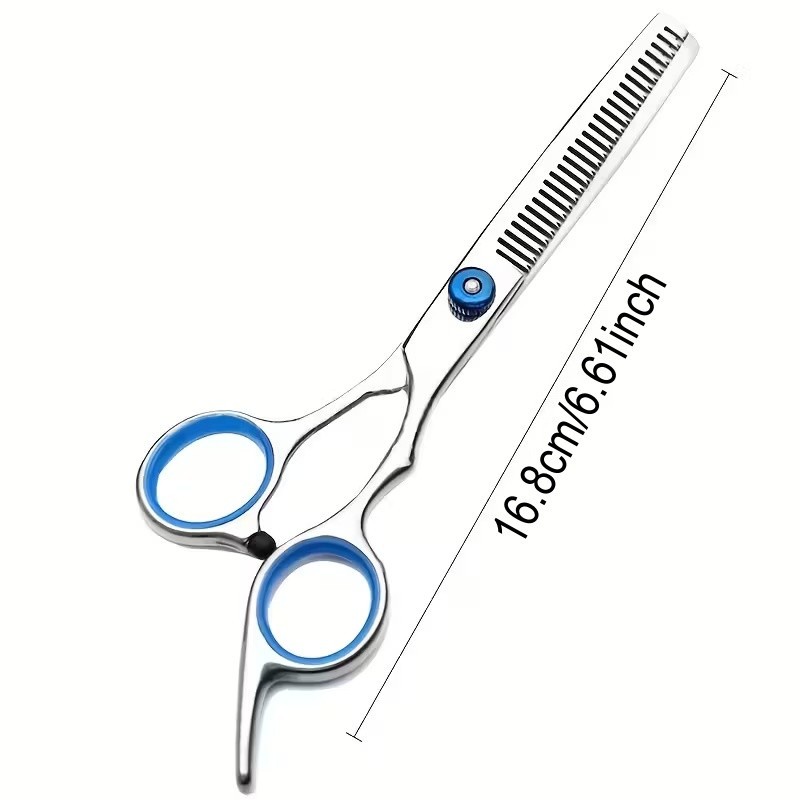 6.6" Hair Dressing Scissors Barber Thinning Thinner Shears - Tension Adjustable