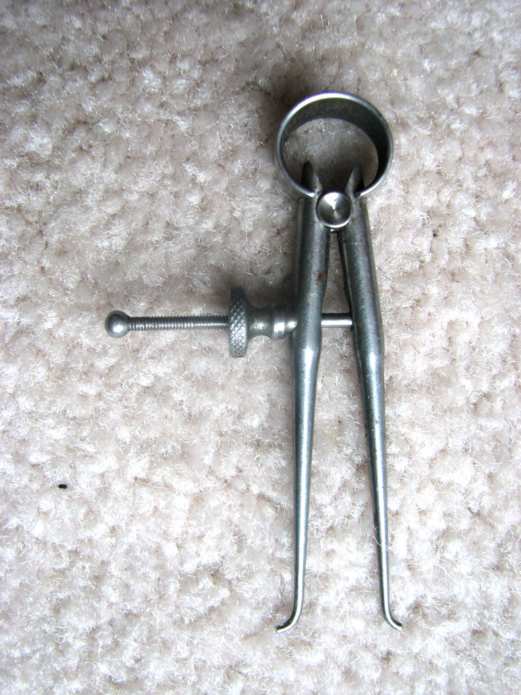 Vintage Starrett 3" Round Leg Inside Caliper