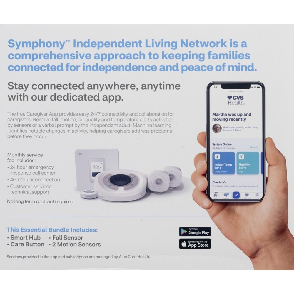 CVS Symphony Essential Bundle - Elderly Fall Detection & Alert System
