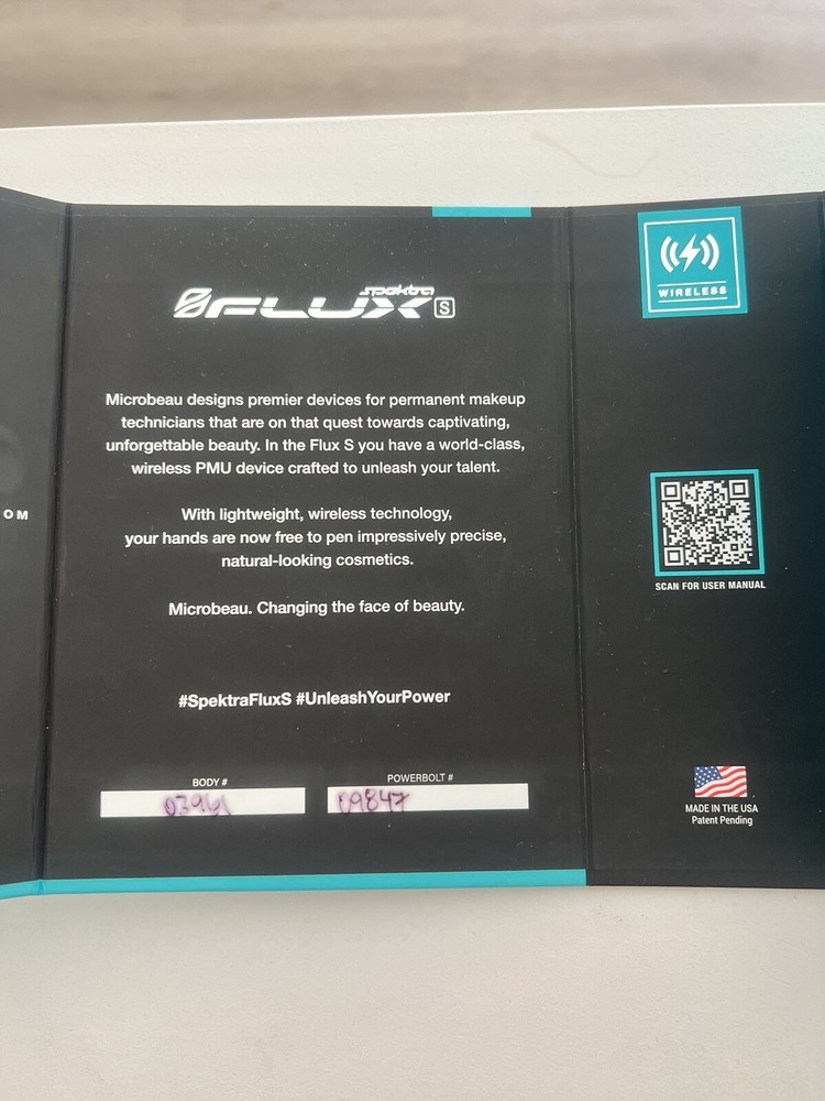 Flux Spektra Microbeau Tattoo Machine PMU