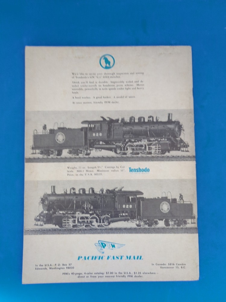 Model Railroader Magazine July 1968 Issue