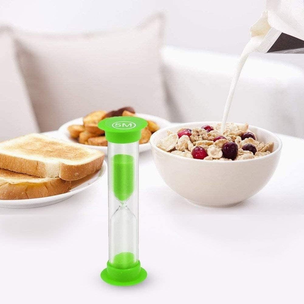 Plastic Sand Timer Sandglass Hourglass Sand Clock Timer 30 sec, 1 min, 2 mins, 3