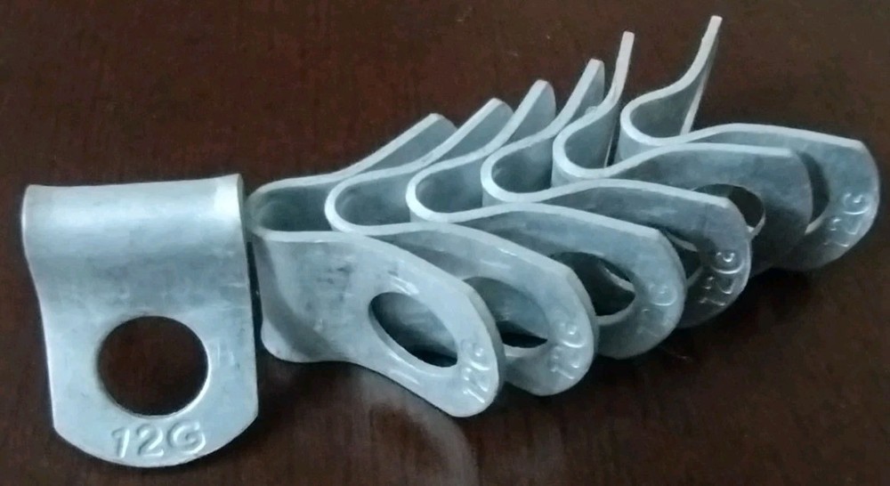 (7 Ct.)  CAT5 Wire Network Cable Clamp / Hanger Aluminum