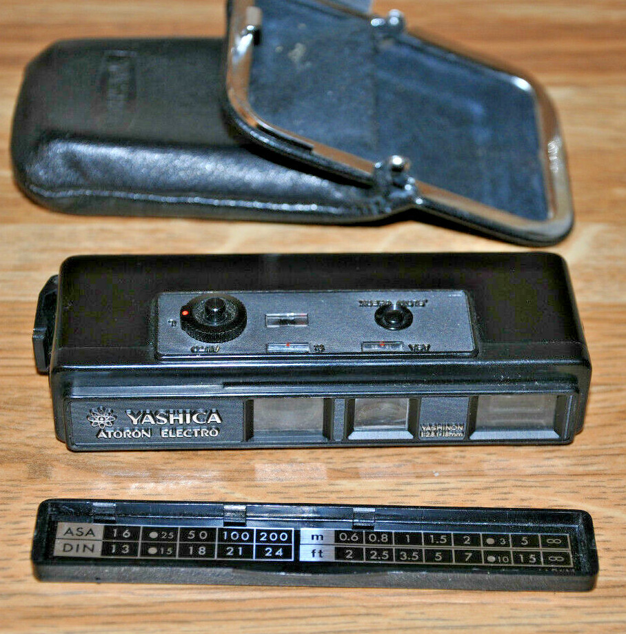 Yashica Atoron Electro Camera and CASE w accessories
