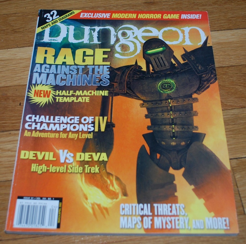 Dungeons & Dragons: Dungeon Magazine 91