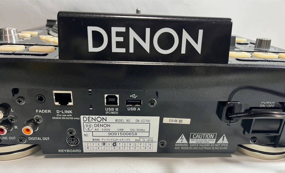 Denon DN-S3700 USB Media and CD Player Deck Motorized DJ Turntable working