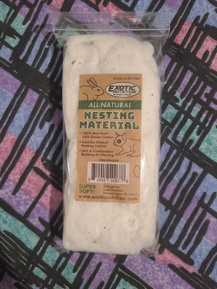All-Natural Nesting Material 1.5 oz. - Sugar Glider, Squirrel, Rabbit, Hamster