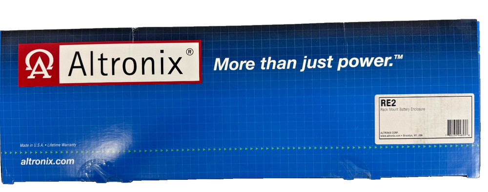 Altronix RE2 Rack Mount Battery Enclosure