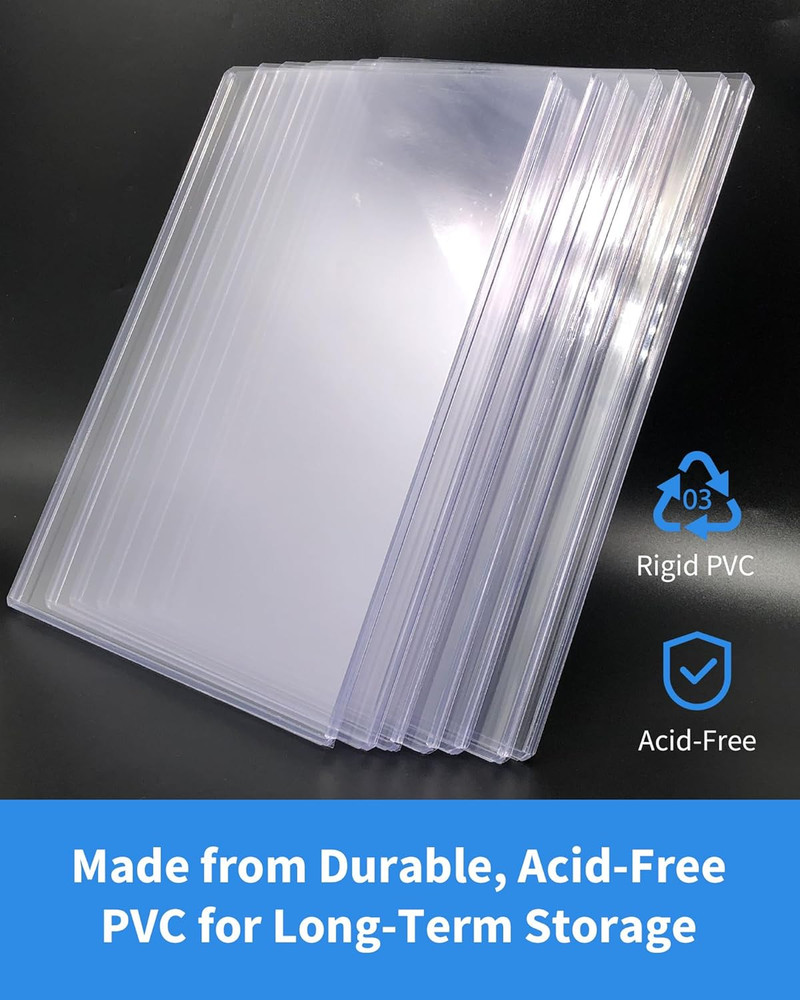 Comic Book Top Loaders for Current, Current Comic, Clear Light Blue