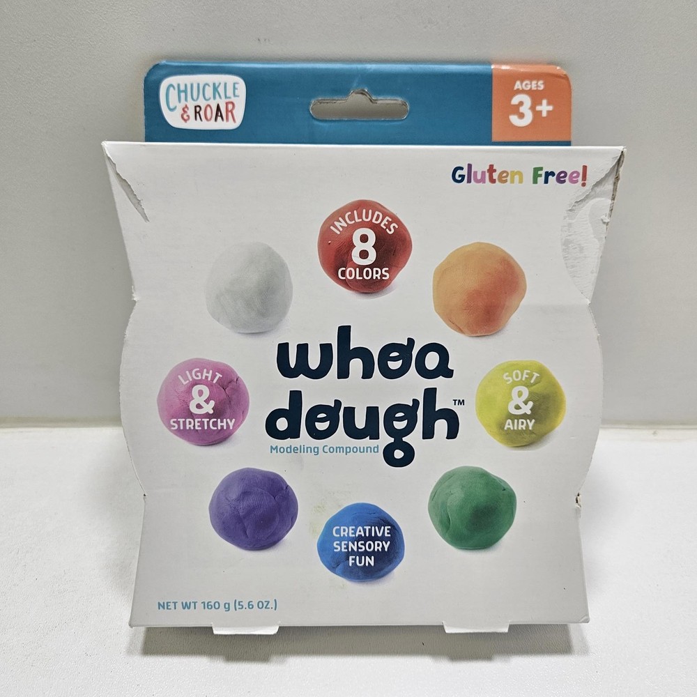 New Whoa Dough Modeling Compound - 8 Colors, Ages 3+