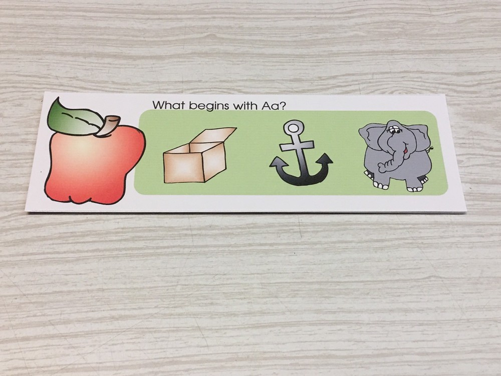 Letter Aa- What Begins With Aa - Laminated Activity Set - Reading Ready