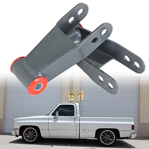 2 Inch Adjustable Rear Leveling Lowering Shackles Drop Kit Replacement for