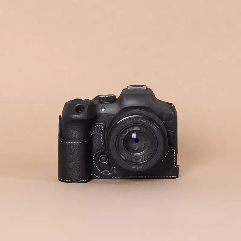 For Canon EOS R7 Leather Camera Case
