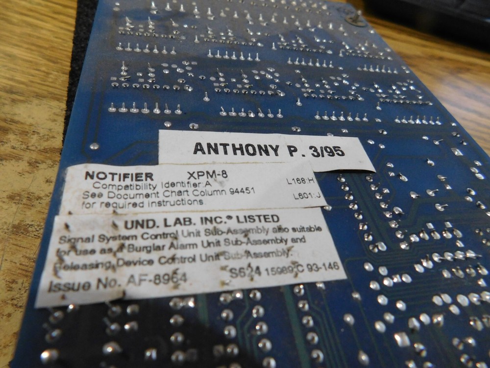 Notifier Model: XPM-8 Compatibility Identifier A Board.