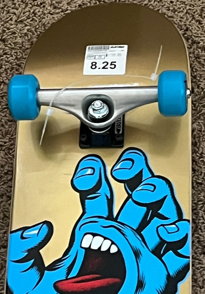Skateboard Complete 8.25 from Santa Cruz. with tool