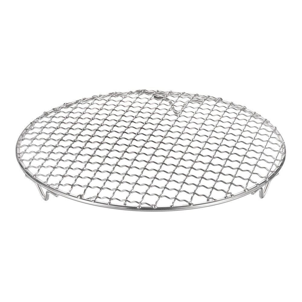Cooling Rack, 9.8" Round Baking Rack with 20mm Legs [Silver]