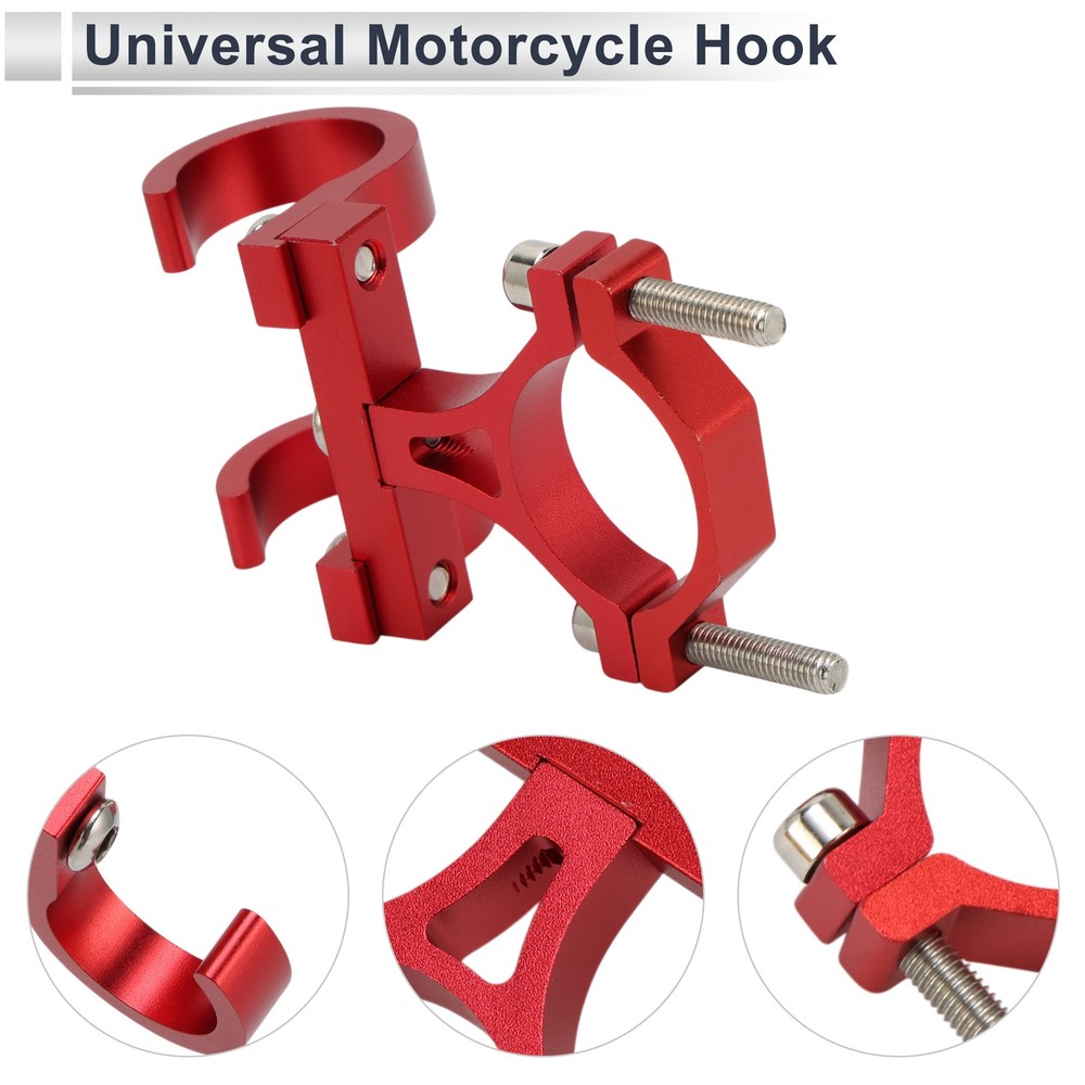 Motorcycle Hook for Screw Washer Screw 1 Set Red